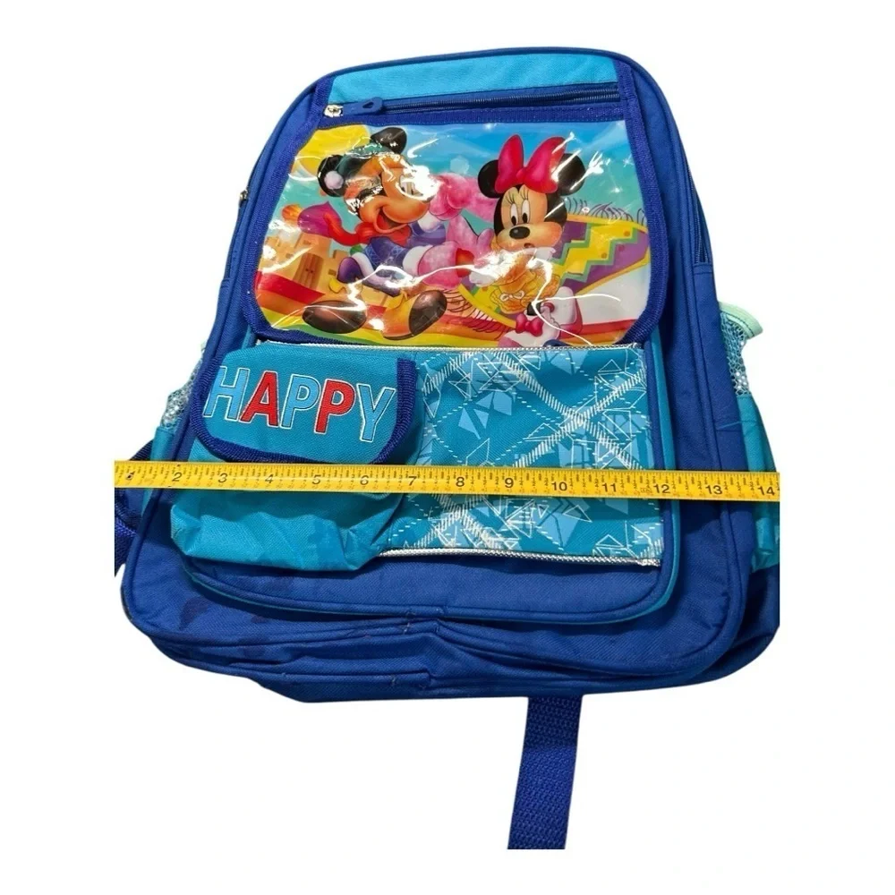 Blue Disney Prosport Backpack with Minnie and Mickey